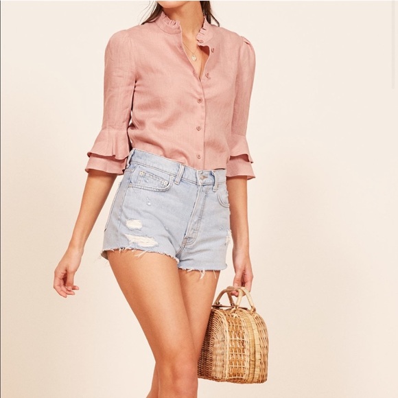 Reformation Tops - Reformation Bloom Top